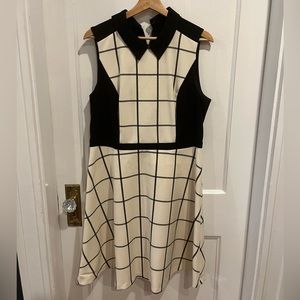 LOFT Windowpane Dress